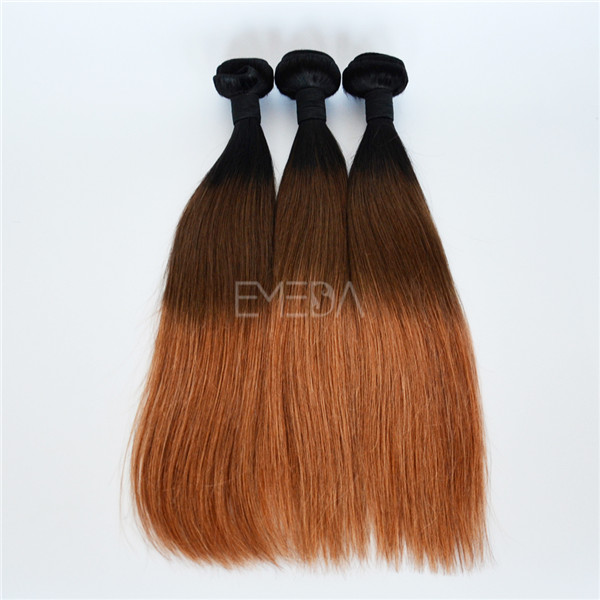 Peruvian 3 tone hair weft  LJ168